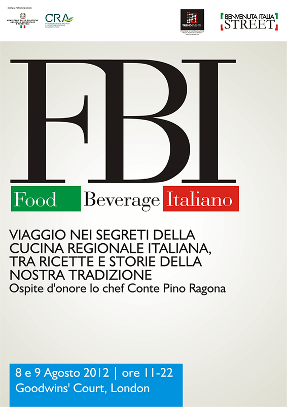 London Olympics 2012, “FBI” Food – Beverage Italiano